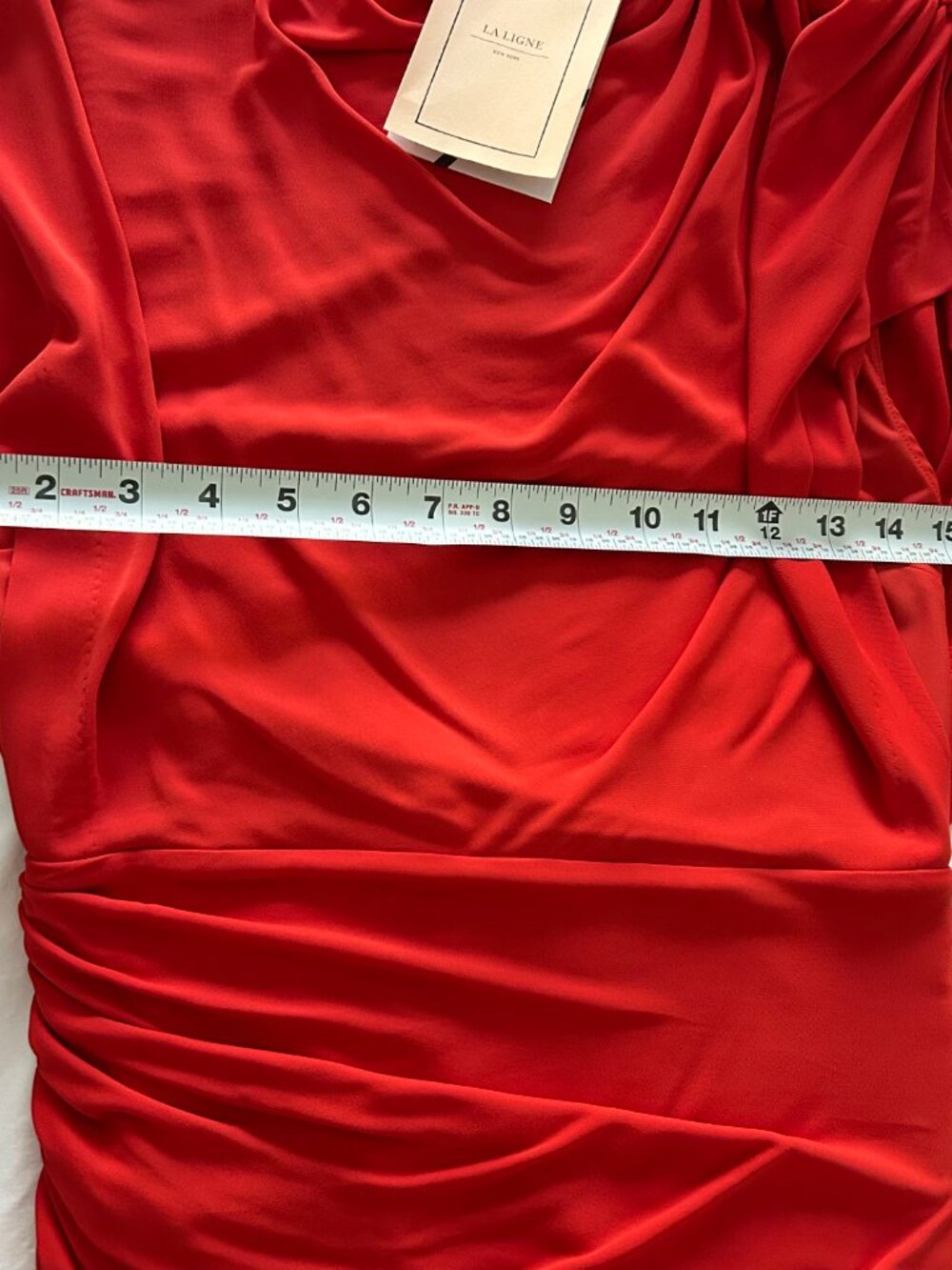 La Ligne NWT Milla dress, tomato, M - Picture 10 of 11